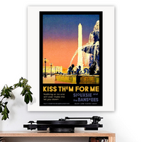 Siouxsie and the Banshees-inspired 'Kiss Them For Me' v1 Art Print
