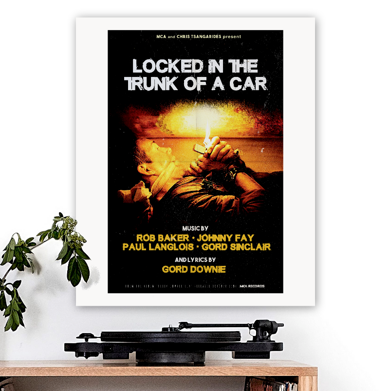 The Tragically Hip-inspired 'Locked in the Trunk of a Car' Art Print