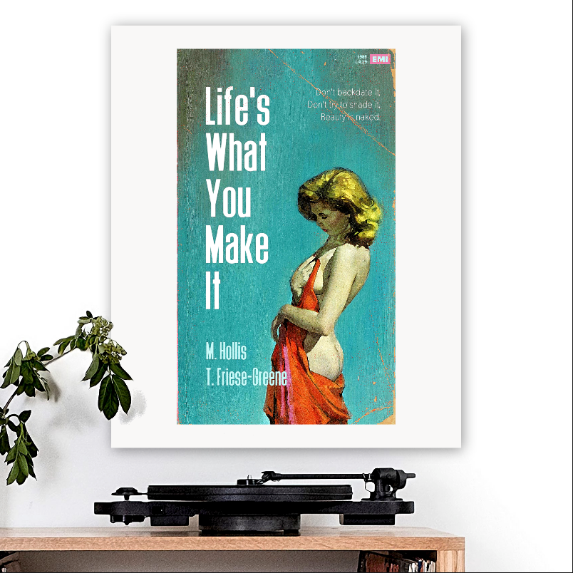 Talk Talk-inspired 'Life's What You Make It' Art Print