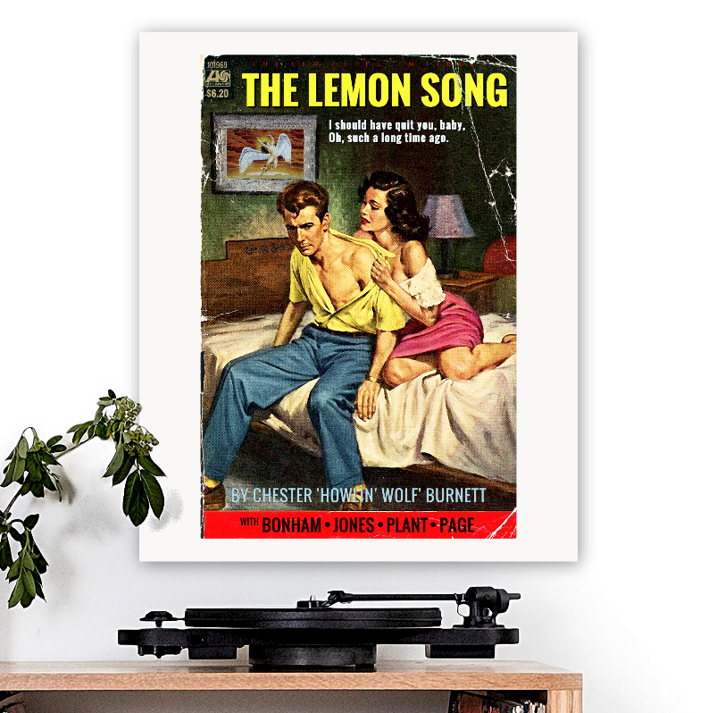 Led Zeppelin-inspired 'The Lemon Song' Art Print