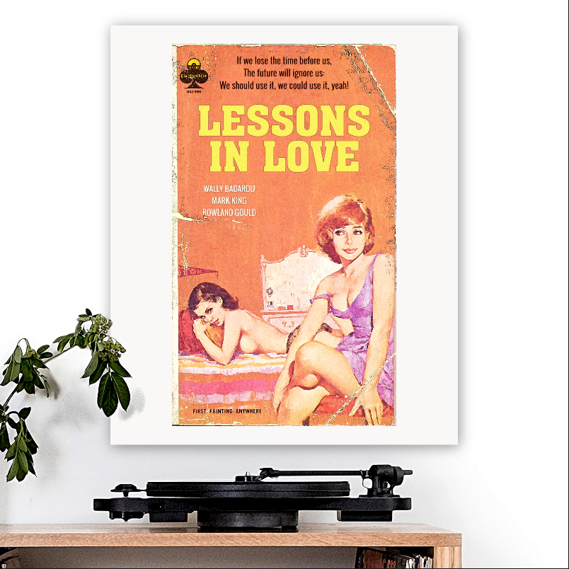 Level 42-inspired 'Lessons In Love' v2 Art Print