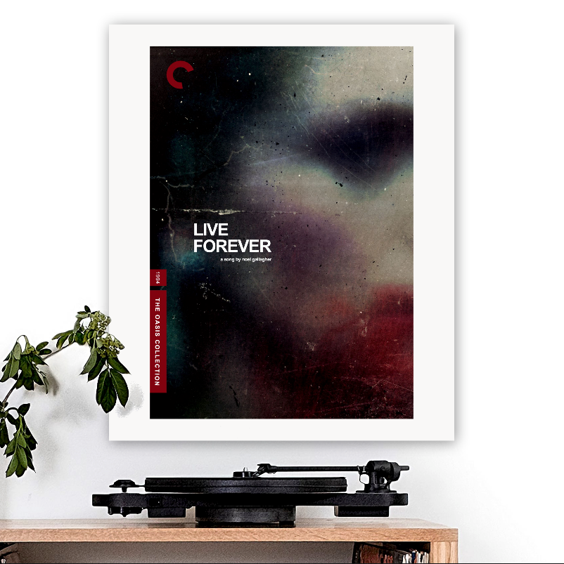 Oasis-inspired 'Live Forever' Art Print