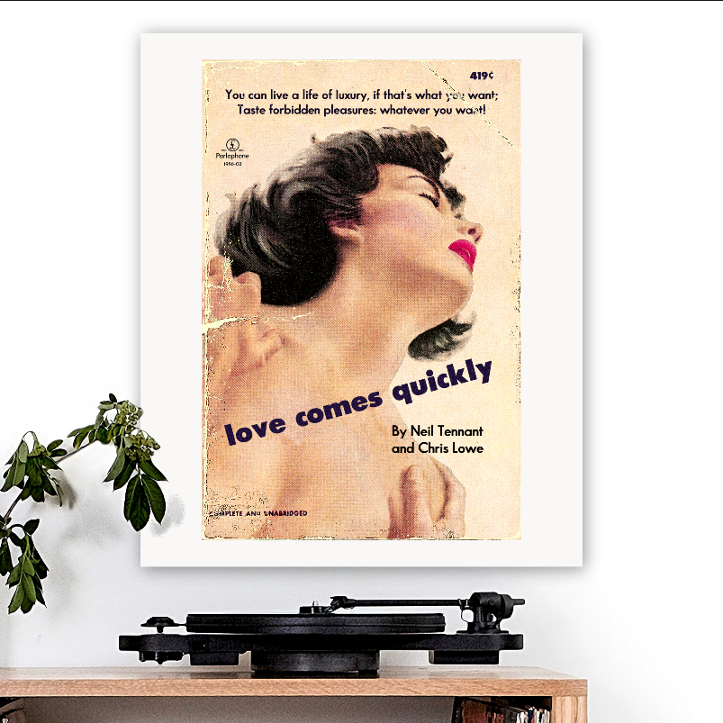 Pet Shop Boys-inspired 'Love Comes Quickly' Art Print