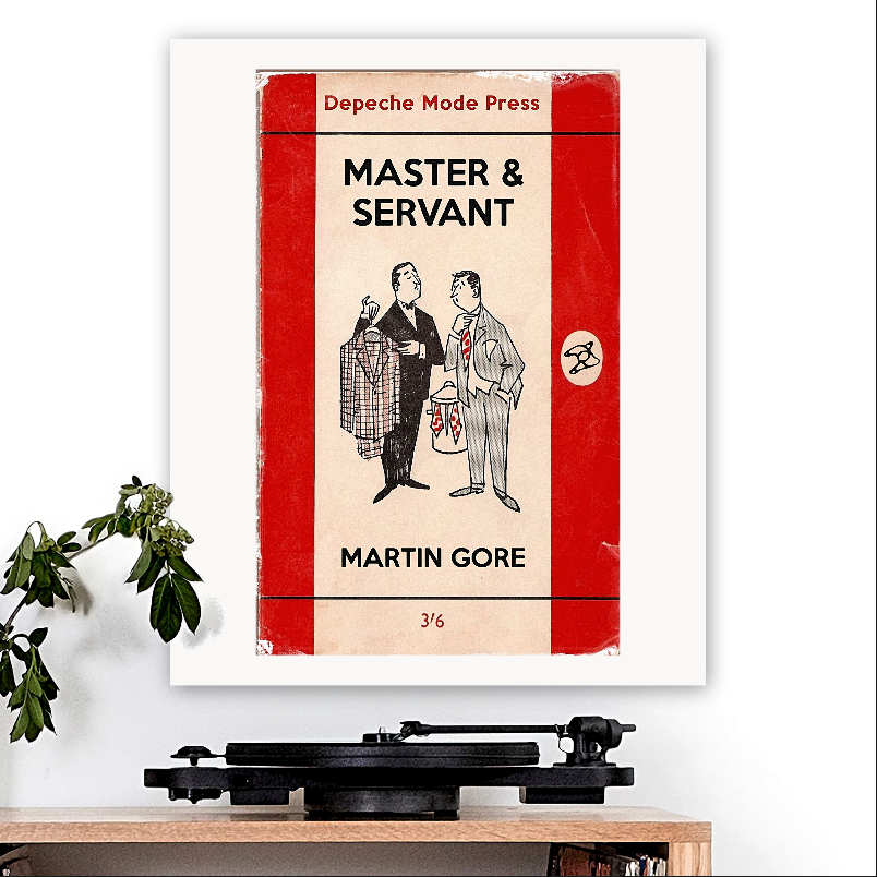 Depeche Mode-inspired 'Master and Servant' v2 Art Print