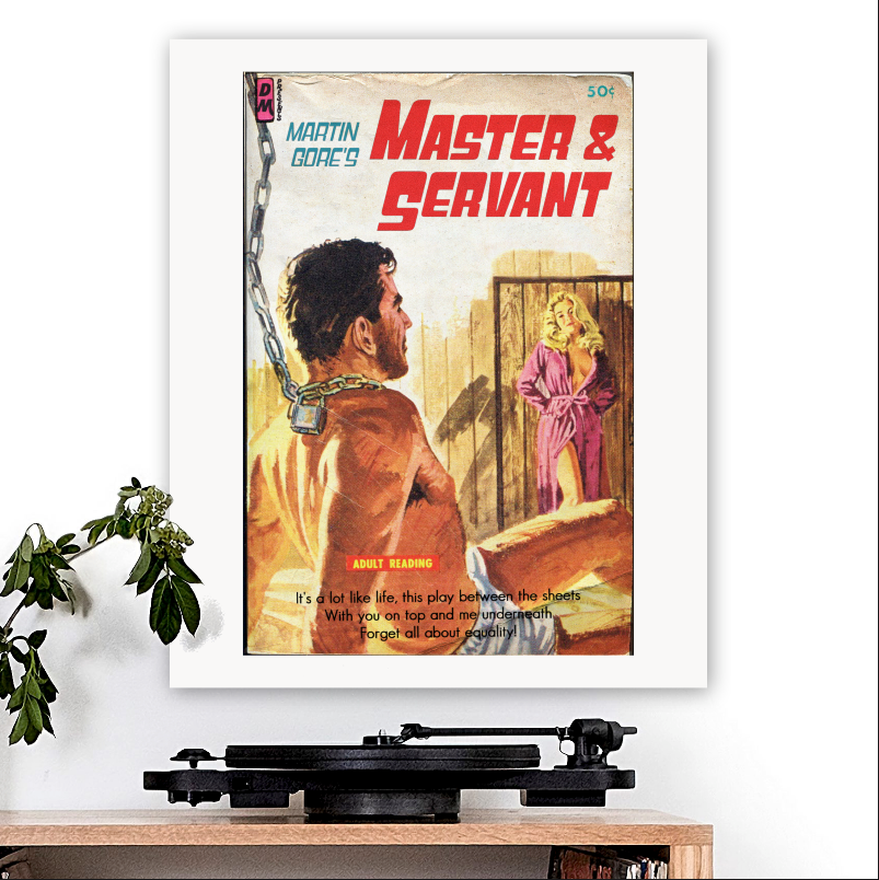 Depeche Mode-inspired 'Master and Servant' v1 Art Print