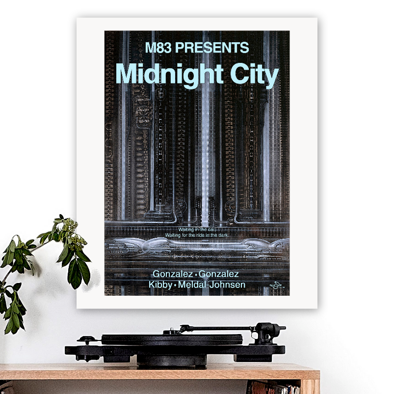 M83-inspired 'Midnight City' Art Print