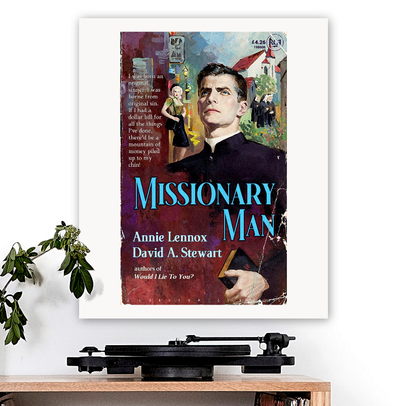 Eurythmics-inspired 'Missionary Man' Art Print