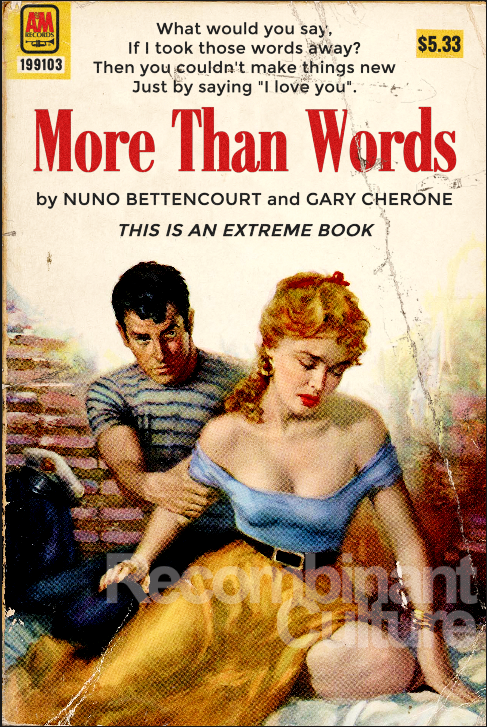 Extreme-inspired 'More Than Words' Song Poster