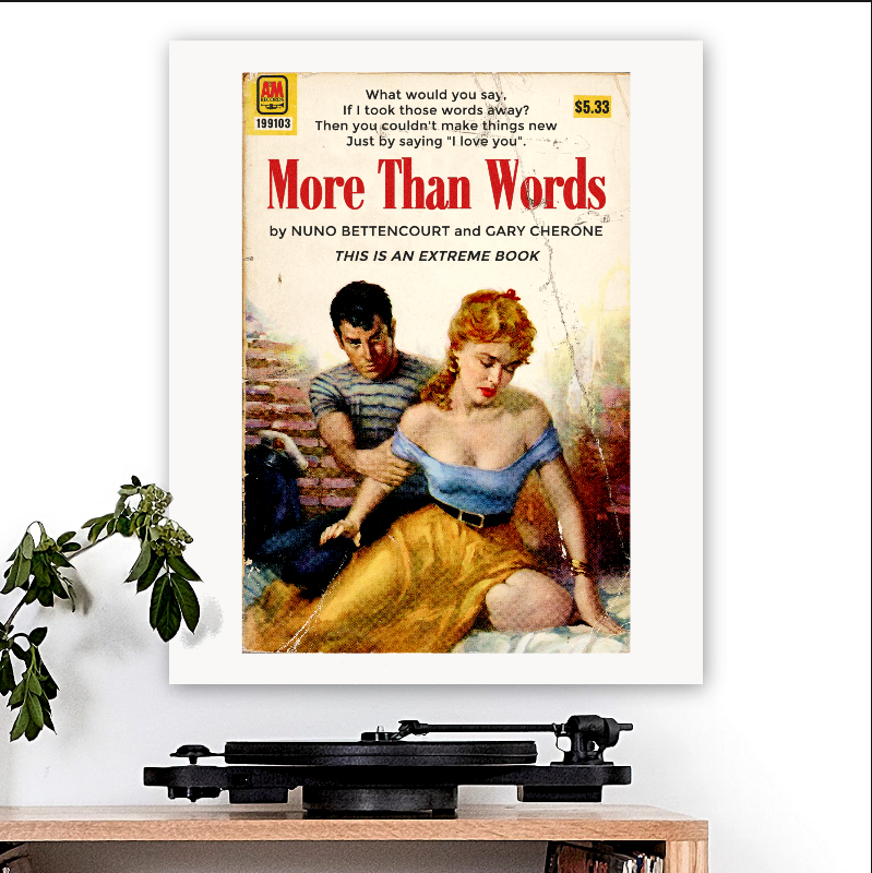 Extreme-inspired 'More Than Words' Song Poster