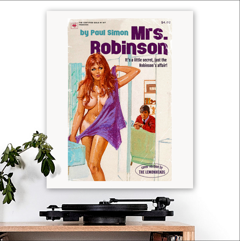 Simon & Garfunkel-inspired 'Mrs. Robinson' Art Print