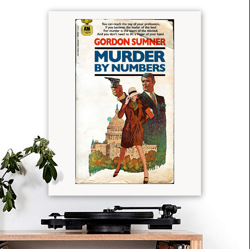 The Police-inspired 'Murder By Numbers' Art Print