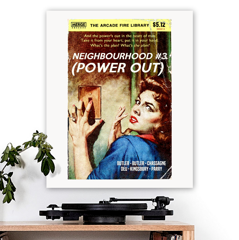 Arcade Fire-inspired 'Neighborhood #3 Power Out' Art Print