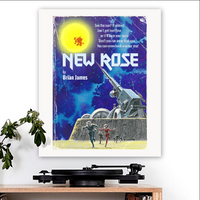 The Damned-inspired 'New Rose' Art Print