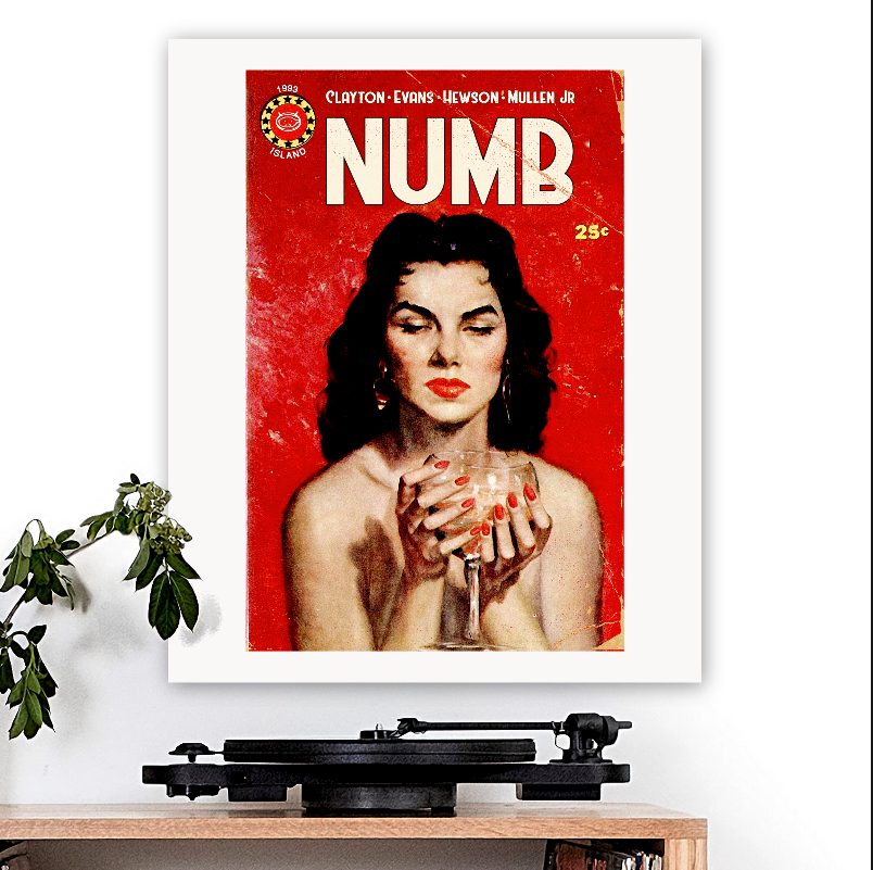 U2-inspired 'Numb' Art Print