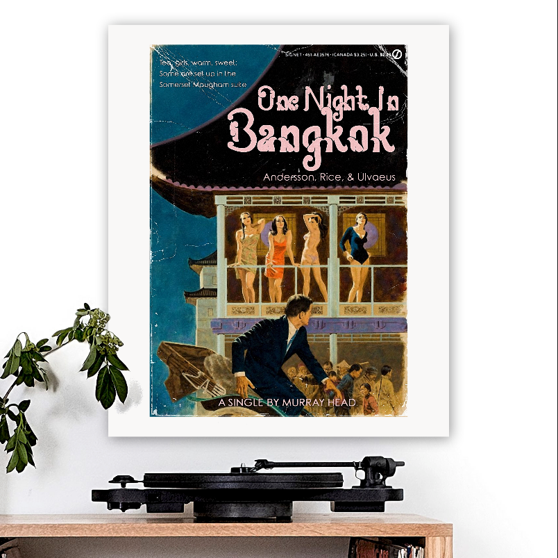 Murray Head-inspired 'One Night In Bangkok' Art Print