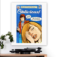 Aztec Camera-inspired 'Oblivious' Art Print