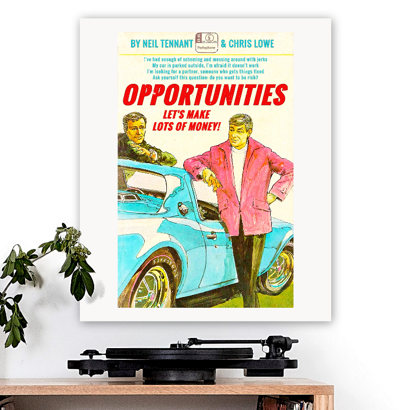 Pet Shop Boys-inspired 'Opportunities' v2 Art Print