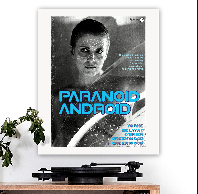 Radiohead-inspired 'Paranoid Android' Art Print