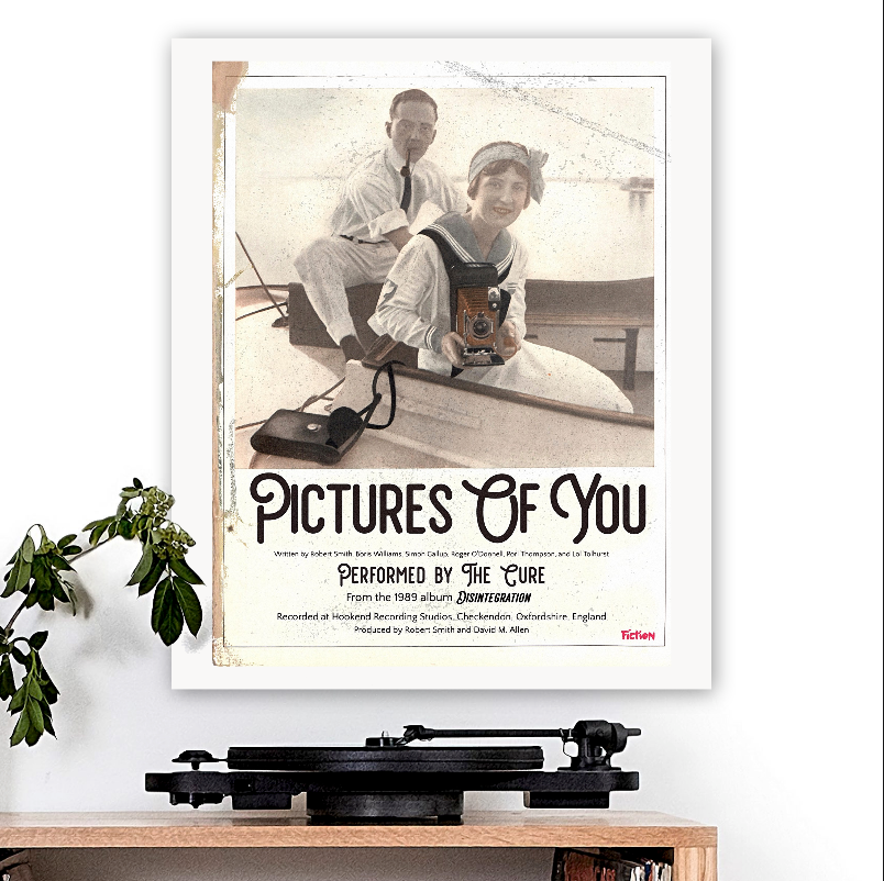 The Cure-inspired 'Pictures of You' Art Print