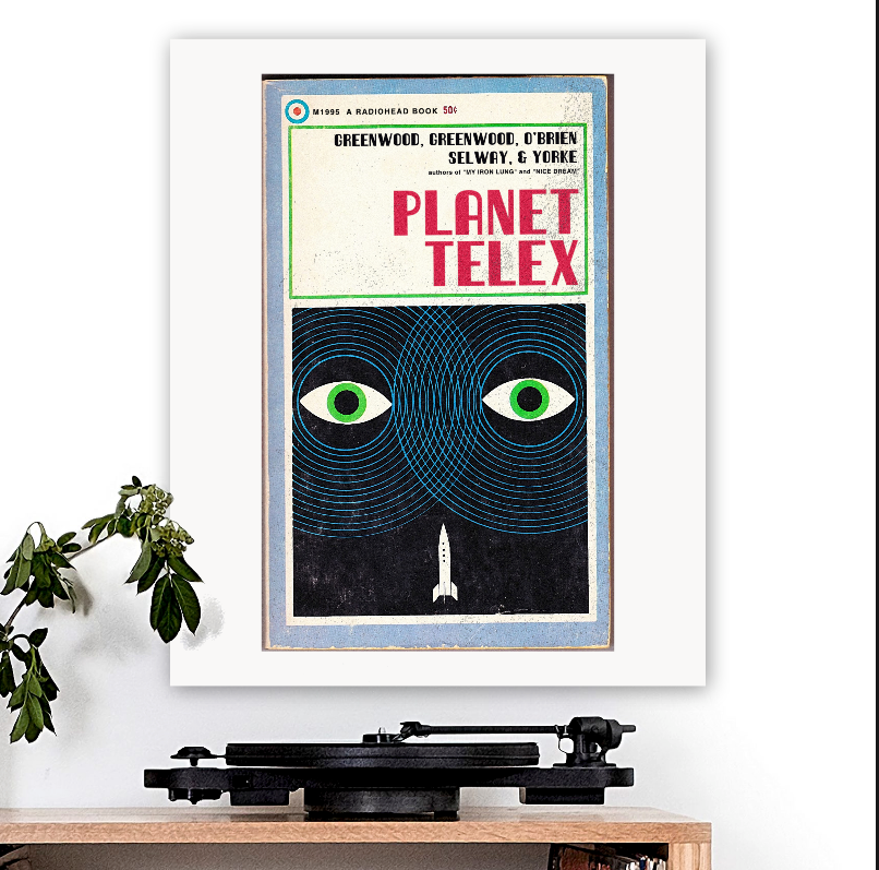 Radiohead-inspired 'Planet Telex' Art Print