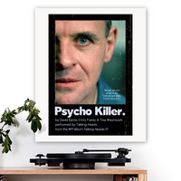 Talking Heads-inspired 'Psycho Killer' Art Print