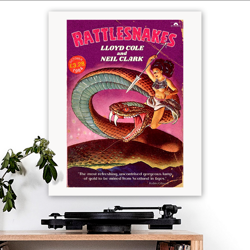 Lloyd Cole and The Commotions 'Rattlesnakes' Art Print
