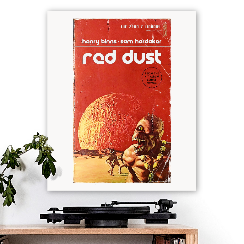 Zero 7-inspired 'Red Dust' Art Print