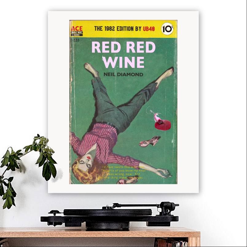 UB40-inspired 'Red Red Wine' Art Print