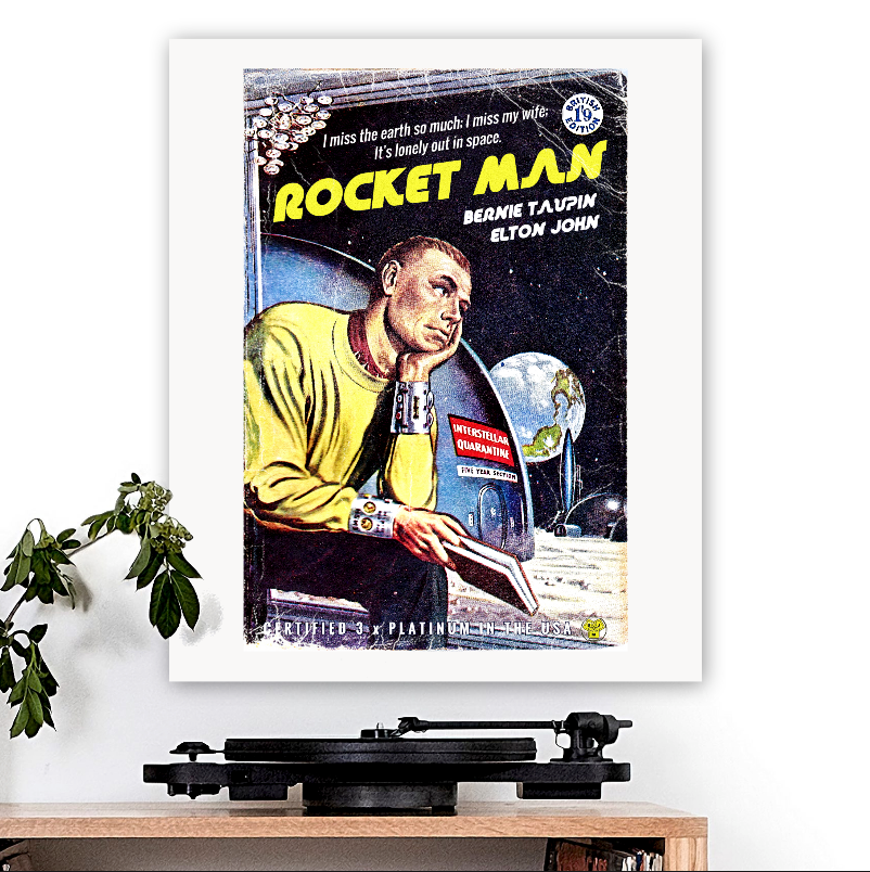 Elton John-inspired 'Rocket Man' Art Print