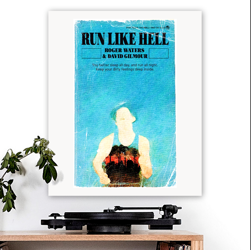 Pink Floyd-inspired 'Run Like Hell' Art Print