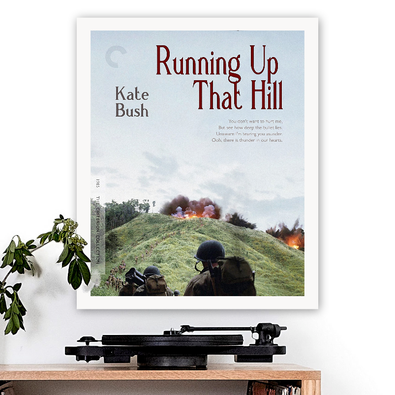 Kate Bush-inspired 'Running Up That Hill' Art Print