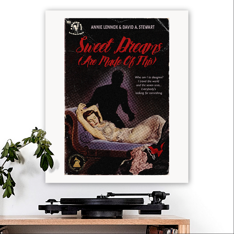 Eurythmics-inspired 'Sweet Dreams (Are Made Of This)' Art Print