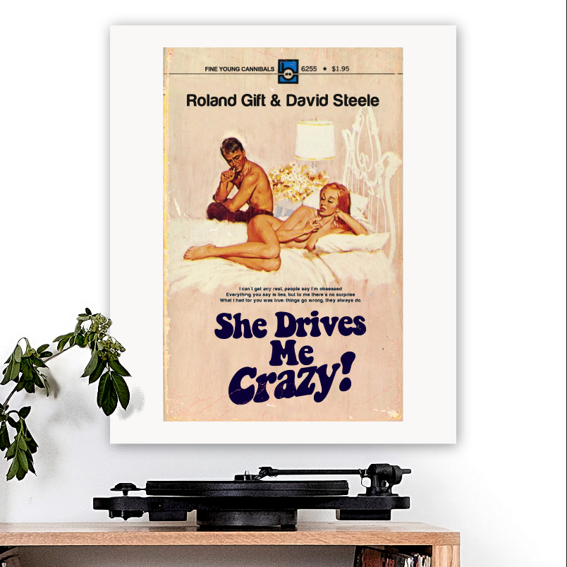 Fine Young Cannibals-inspired 'She Drives Me Crazy' Art Print