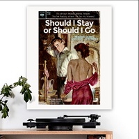 The Clash-inspired 'Should I Stay Or Should I Go' v2 Art Print