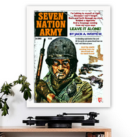 The White Stripes-inspired 'Seven Nation Army' Art Print