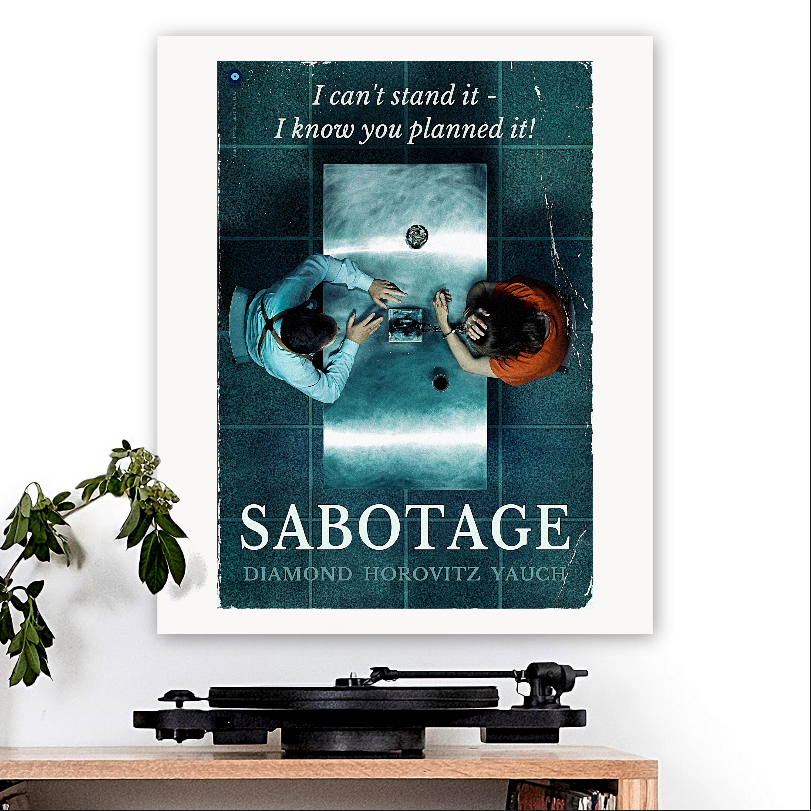 Beastie Boys-inspired 'Sabotage' Art Print