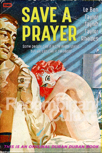 Duran Duran-inspired 'Save A Prayer' Art Print