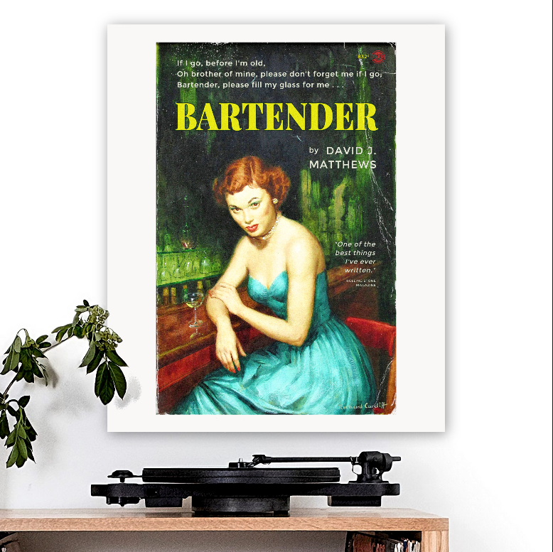 Dave Matthews Band-inspired 'Bartender' Art Print