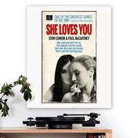 The Beatles-inspired 'She Loves You' Art Print