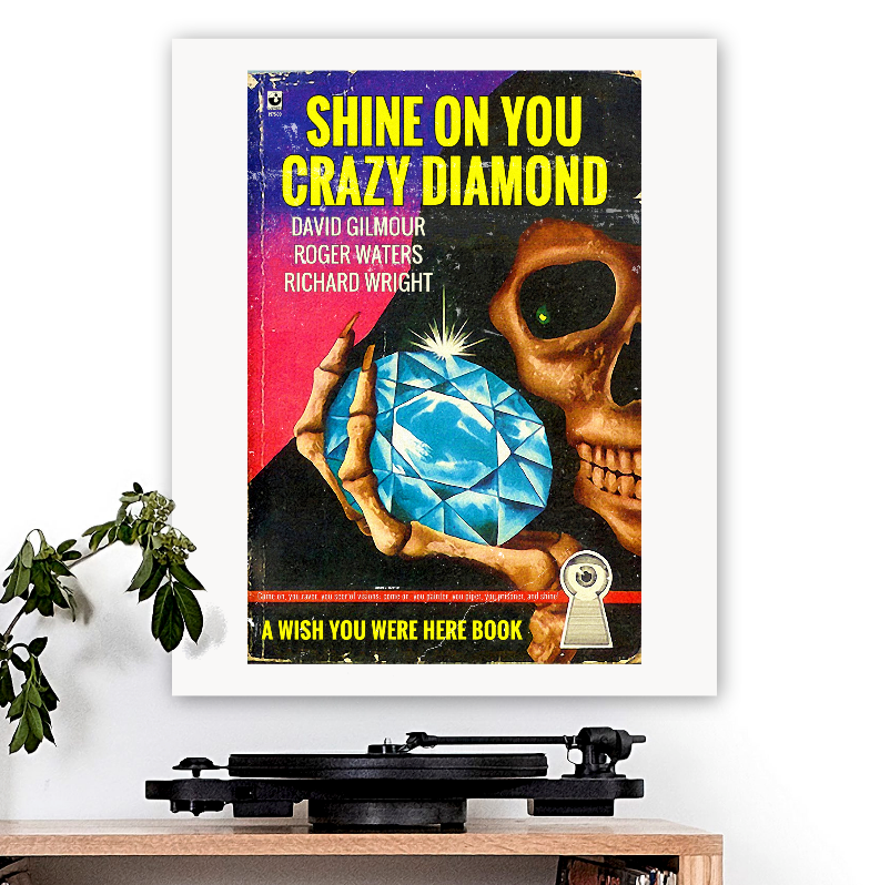 Pink Floyd-inspired 'Shine On You Crazy Diamond' Art Print