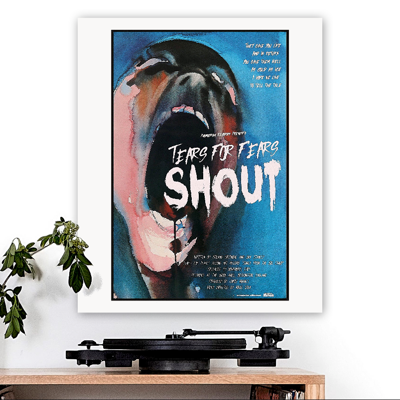 Tears for Fears-inspired 'Shout' v1 Art Print