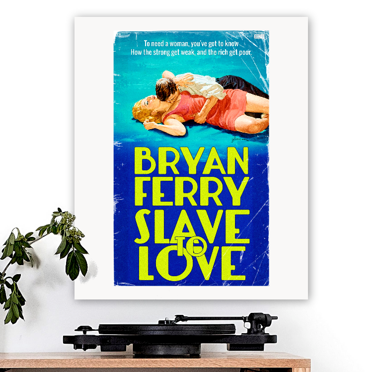 Roxy Music-inspired 'Slave To Love' v1 Art Print