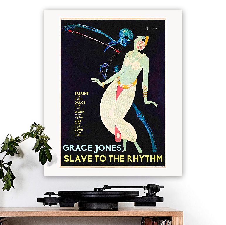 Grace Jones-inspired 'Slave to the Rhythm' Art Print