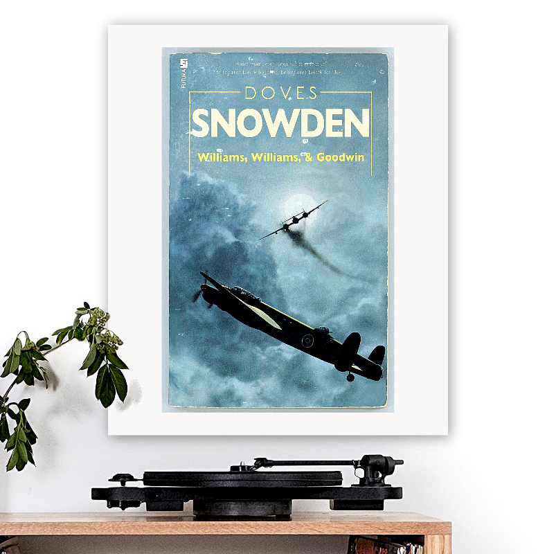 Doves-inspired 'Snowden' Art Print