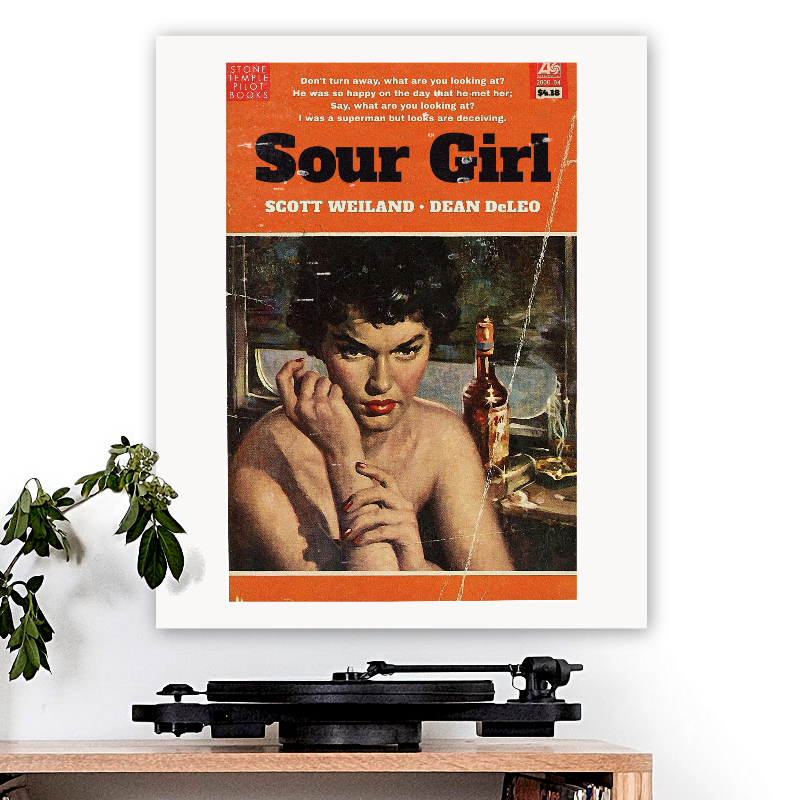 Stone Temple Pilots STP-inspired 'Sour Girl' Art Print