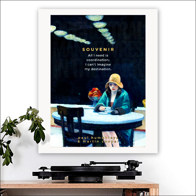 Orchestral Manoeuvres in the Dark OMD-inspired 'Souvenir' Art Print Music Poster
