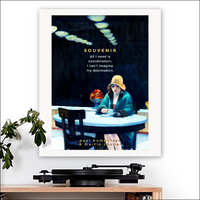 Orchestral Manoeuvres in the Dark OMD-inspired 'Souvenir' Art Print Music Poster