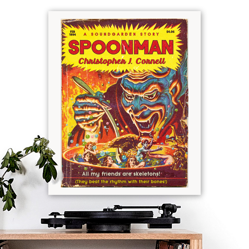 Soundgarden-inspired 'Spoonman' Art Print