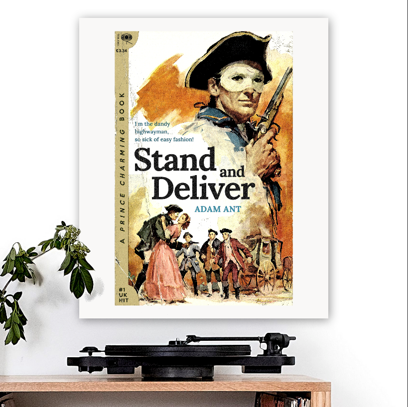 Adam Ant-inspired 'Stand and Deliver' Art Print