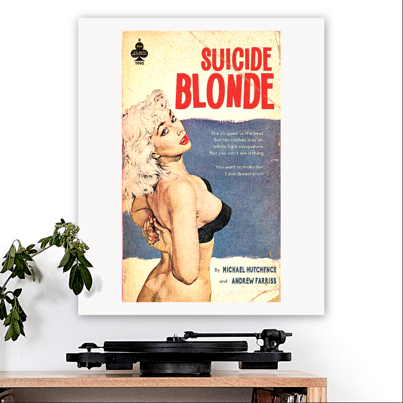 INXS-inspired 'Suicide Blonde' Art Print